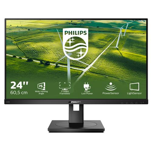 Philips 242B1G/00 computer monitor 60.5 cm (23.8") 1920 x 1080 pixels Full HD LED Black