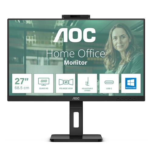 AOC Q27P3QW computer monitor 68.6 cm (27") 2560 x 1440 pixels Quad HD Black