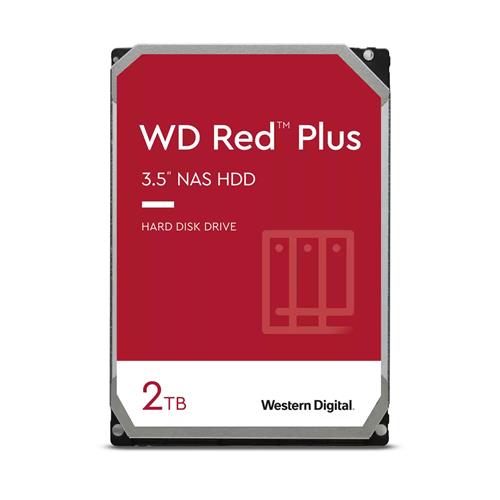 Western Digital Red Plus internal hard drive 2 TB 5400 RPM 64 MB 3.5" Serial ATA
